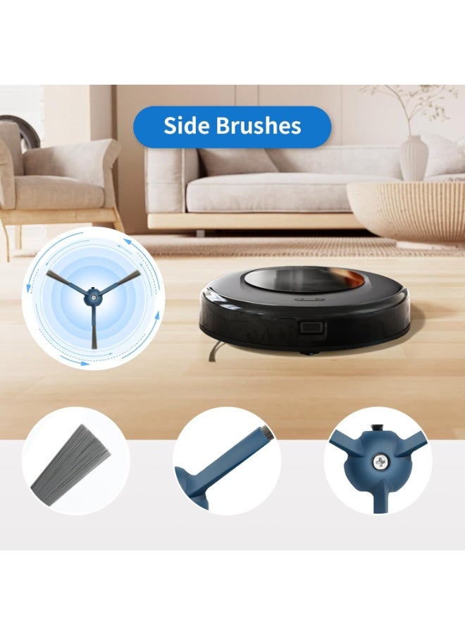 XICEN 20 Pcs Replacement Parts Accessories for Eufy L60 Hybrid/L60 Hybrid SES/G50 Hybrid/G50, 2 Main Brushes, 6 Side Brushes, 6 Filters, 4 Mop Pads,1 Clean Tool, 1 Screwdriver - Image 3