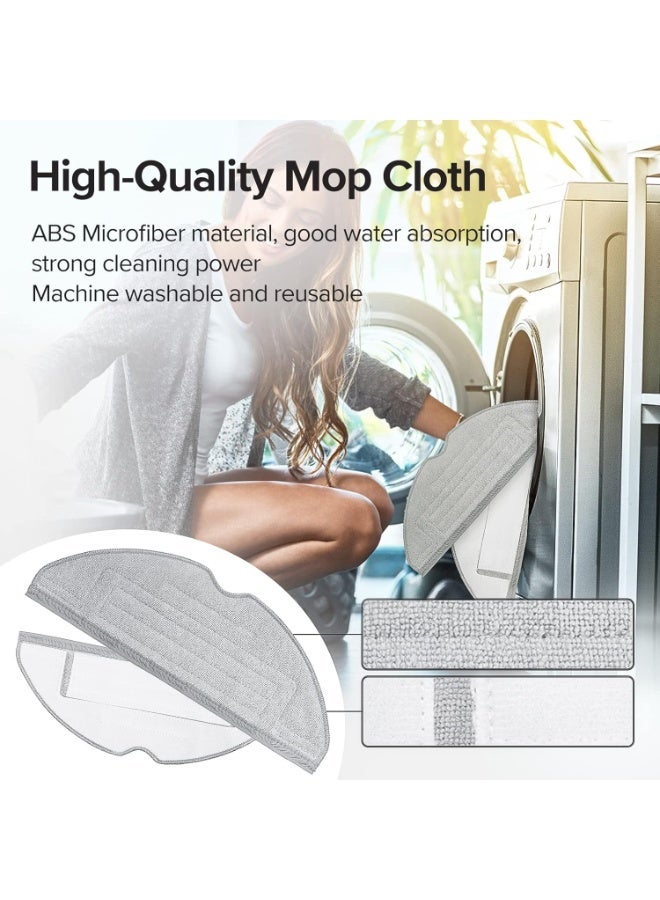 XICEN 20 Pcs Replacement Parts Accessories for Eufy L60 Hybrid/L60 Hybrid SES/G50 Hybrid/G50, 2 Main Brushes, 6 Side Brushes, 6 Filters, 4 Mop Pads,1 Clean Tool, 1 Screwdriver - Image 5