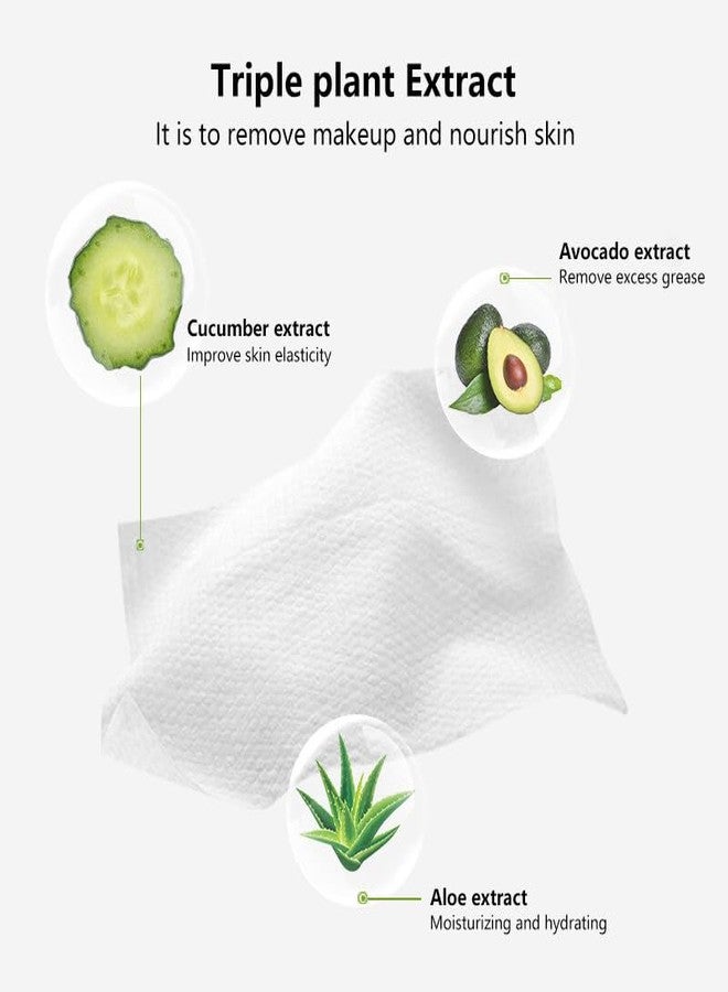 ARIDAM New Makeup Remover Wipes - Moisturizing Deep Cleaning Facial Wipes with Cucumber & Vitamin E for Men and Women | Gentle Beauty Care Cleansing Wipes - Image 5