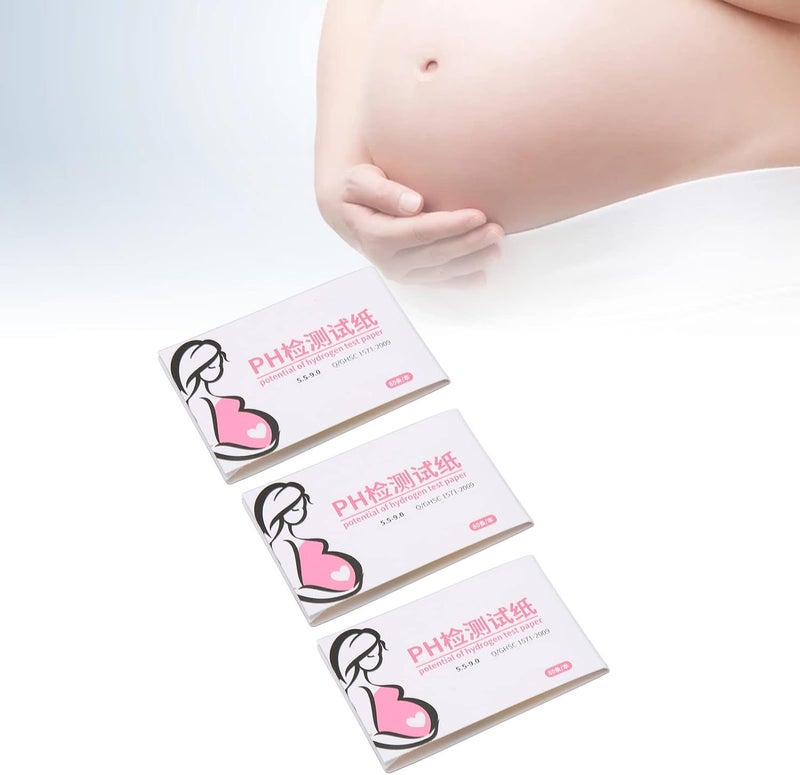 klarako Amniotic Fluid Test Strip,3 Sets Amniotic Fluid Test Strip Maternity Home High Sensitivity Feminine PH Test Strips PH Balance Test Strip - Image 3