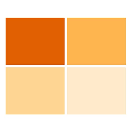 Meking 16x20 inches Lighting Gels CTO Photo Lights Gel Filters Transparent Color Correction Light Sheets for Photography Red Head Strobe Flashlight (Orange) - Image 1