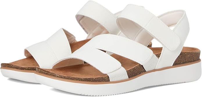 SKECHERS صندل سكيشرز النسائي المريح المرتفع، أبيض 8 م - Image 4