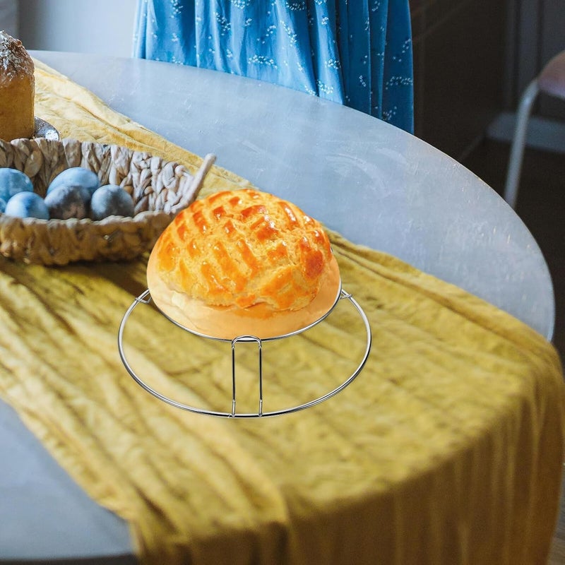 Cake Cooling Rack Stand 6/8 Inch Non-stick Wear-resistant Stainless Steel Baking Cooling Support for Small Cakes and Desserts in Kitchen Baking - Image 5