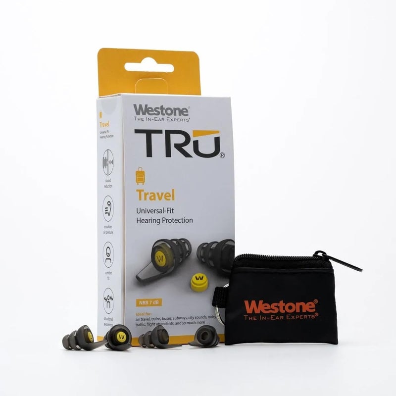 Westone Tru Travel Earplugs, 7db