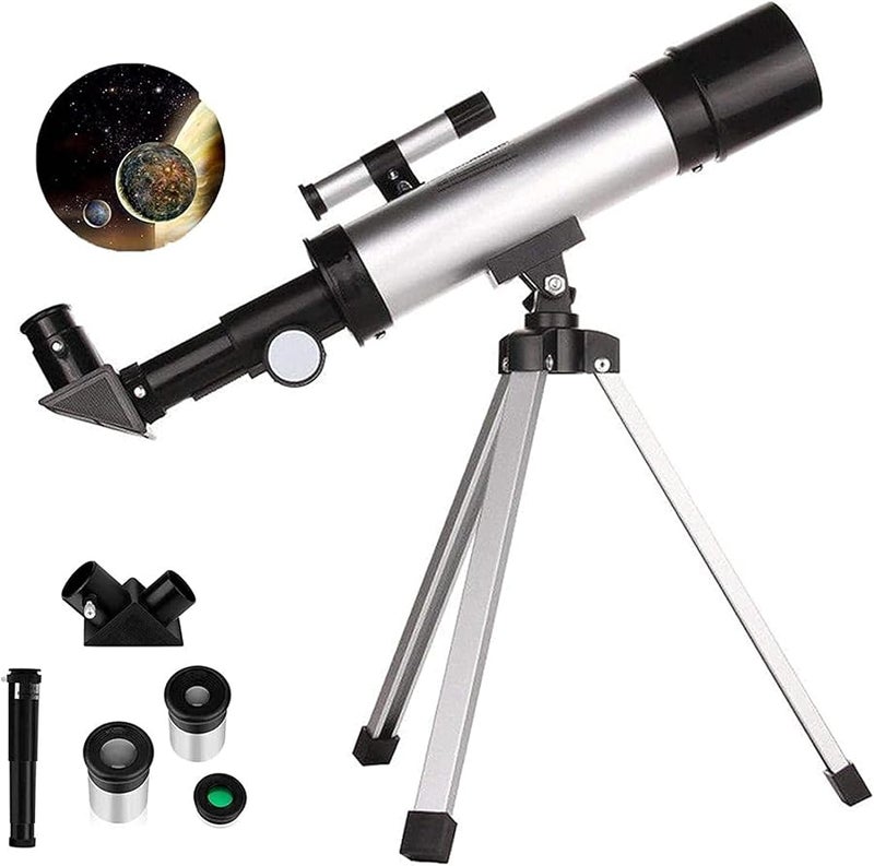 90x Magnification Astronomical Telescope Binoculars for Adults Beginners 50mm Aperture with Tripod and Two Eyepieces - Image 5