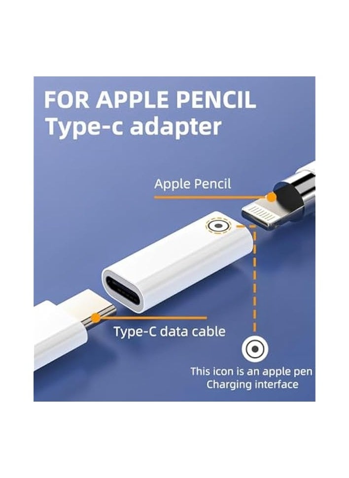PROMASS USB C to iPencil Adapter, USB Type C to for Lightning Adapter for iPad 10th Generation Female to Female Charging Bluetooth Connector Charger USB-C Pencil for Apple Pencil 1st Generation  - Image 5