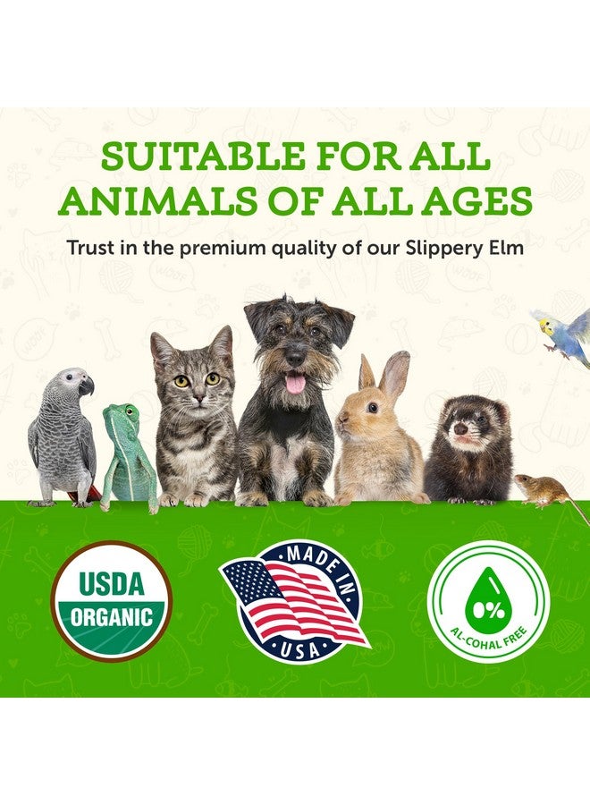 Animal Essentials Slippery Elm - Herbal Extract for Dogs and Cats, Promotes Healthy Digestion, Bowel Function, Certified Organic Herbs, All Natural, Respiratory Health, Liquid Formula - 1 Fl Oz - Image 5