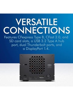 LACIE LaCie 2big Dock RAID 16TB External HDD - Thunderbolt and USB4 Compatibility, Data Recovery (STLG16000400)  - Image 3