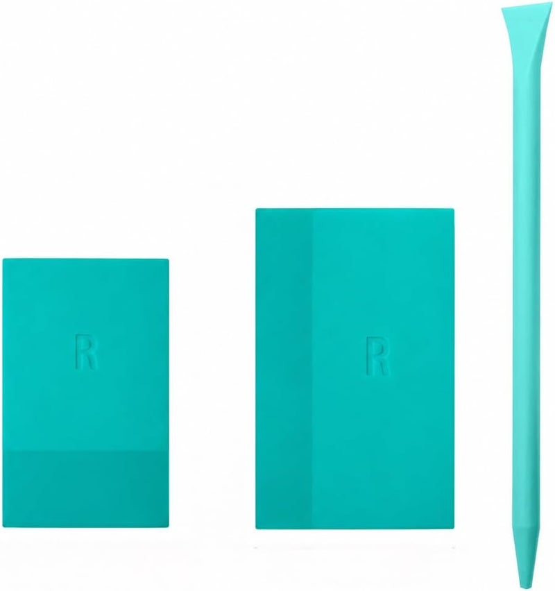 TERRIFI Screen Printing Squeegee, Rubber Scraper Set, 3 Pack Silicone Ink Stick, Stencil Applicator for DIY Handprint Crafts, Washable - Image 1