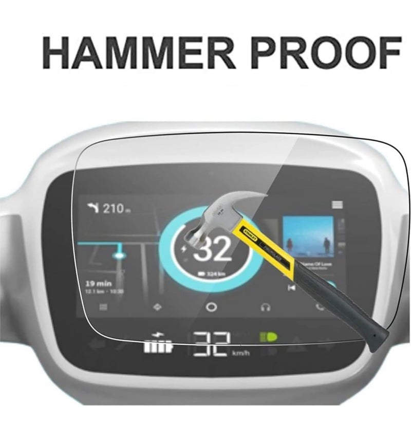 BATCHONE Acrylic Screen Guard Full Screen Protector Compatible For Ola S1 / Ola S1 Pro(Transparent) Screen Coverage Flexible With Easy Installation Kit, Pack of 1 - Image 3