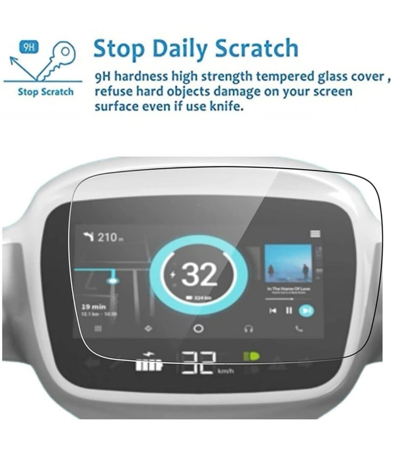 BATCHONE Acrylic Screen Guard Full Screen Protector Compatible For Ola S1 / Ola S1 Pro(Transparent) Screen Coverage Flexible With Easy Installation Kit, Pack of 1 - Image 4