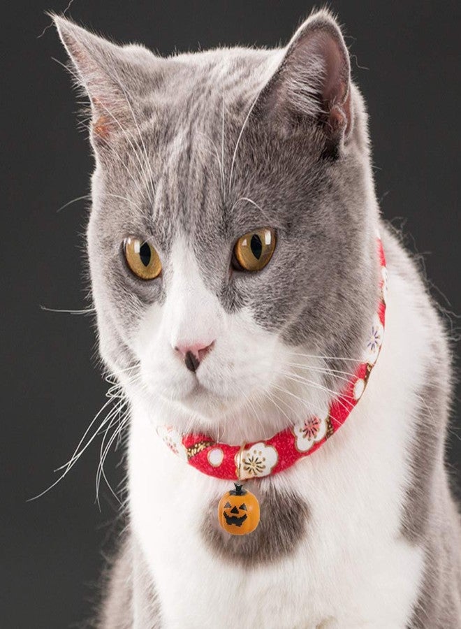 كيدال مجموعة كيديل من 12 جرسًا على شكل يقطين لأطواق الحيوانات الأليفة، دلايات هالوين، إكسسوارات يدوية الصنع، دلايات ساحرة مقاس 19 مم - Image 3