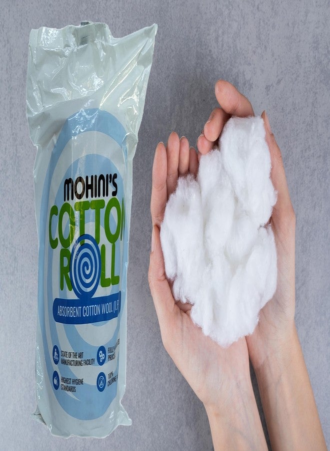 MOHINI 200 gm Absorbent Cotton Roll for Medical Use, Wipes & First Aid Kits - Premium Cotton Wool Roll for Knitting, Urine Absorbent Sheets, Tissue, Toilet, and Kitchen Roll (Pack of 6, 200 gm Each) - Image 4