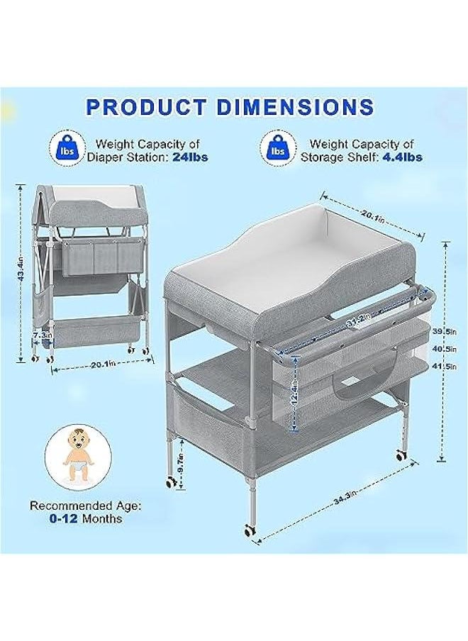 Beauenty Portable Adjustable Baby Changing Table  - Image 5