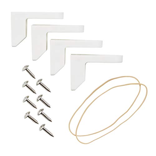 COMPAC HOME Safe -T- Bumpers - Toilet Seat Stabilizers, Keeps Children, Elderly, Disabled Safe from Slipping Off Shaking, Moving or Wobbly Toilet Seat, White, 2 Count - Image 3