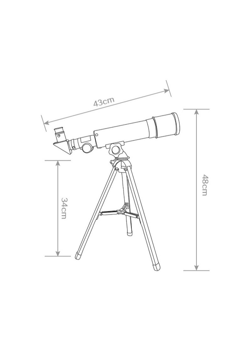 Portable Outdoor Astronomical Telescope for Kids & Beginners