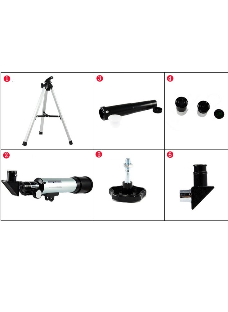 Portable Outdoor Astronomical Telescope for Kids & Beginners