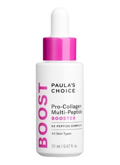 باولاز تشويس مصل Paula&#39;S Choice Procollagen Multipeptide Booster Serum لعلاج الخطوط الدقيقة والتجاعيد يدعم إنتاج الكولاجين مع حمض الهيالورونيك الممتلئ والأحماض الأمينية خالٍ من العطور والبارابين 0.67 أونصة  - Image 1