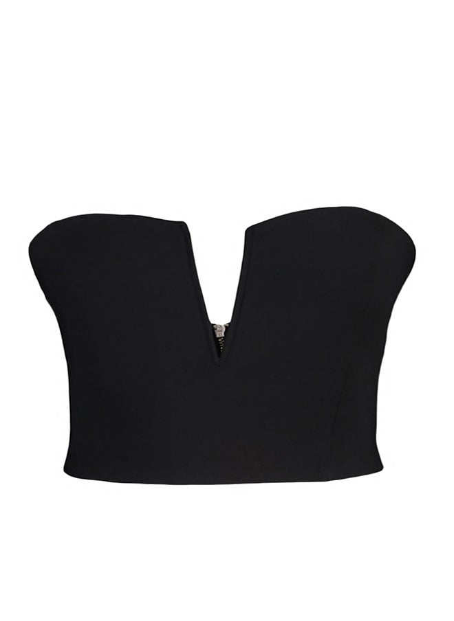 Black Crop Lined Woven Bustier TPRSS22BS0065 - pzsku/Z8BA025F96406AB999440Z/45/_/1730019660/5fa41d98-d587-4180-8ea8-6d38b1e5e6a1