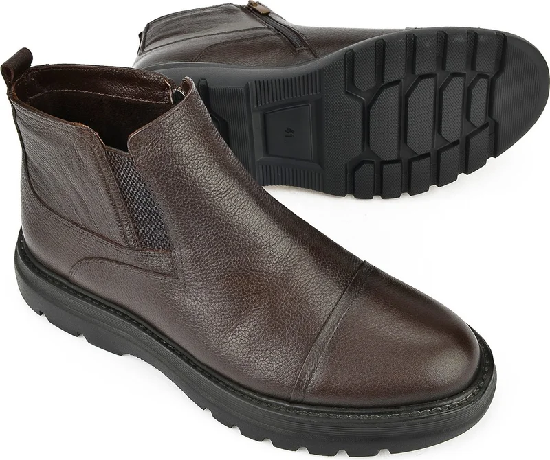 Ziya , Men's Leather Boots 13319Z77189 Brown