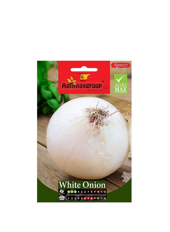 Agrimax White Onion Premium Quality Seeds by Agrimaxgroup®