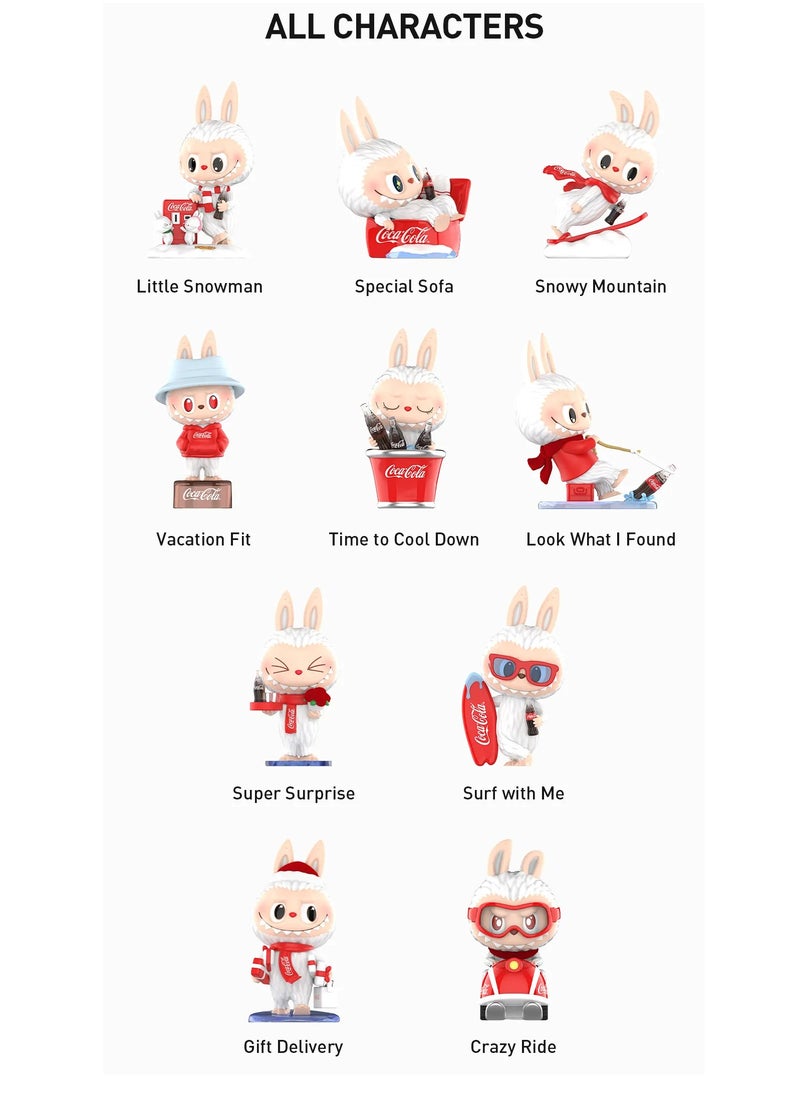 Generic - POP MART  labubu The monsters Coca-Cola  series dolls blind box dolls  random design action figures collectible toys home decoration  holiday birthday gifts for boys and girls Whole boxed set - Image 1