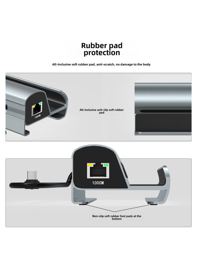 Neutral Steamdeck Base Expansion Dock Compatible With Rogally Game Console Handheld Charging Hdmi Expansion Gigabit Port - Image 3