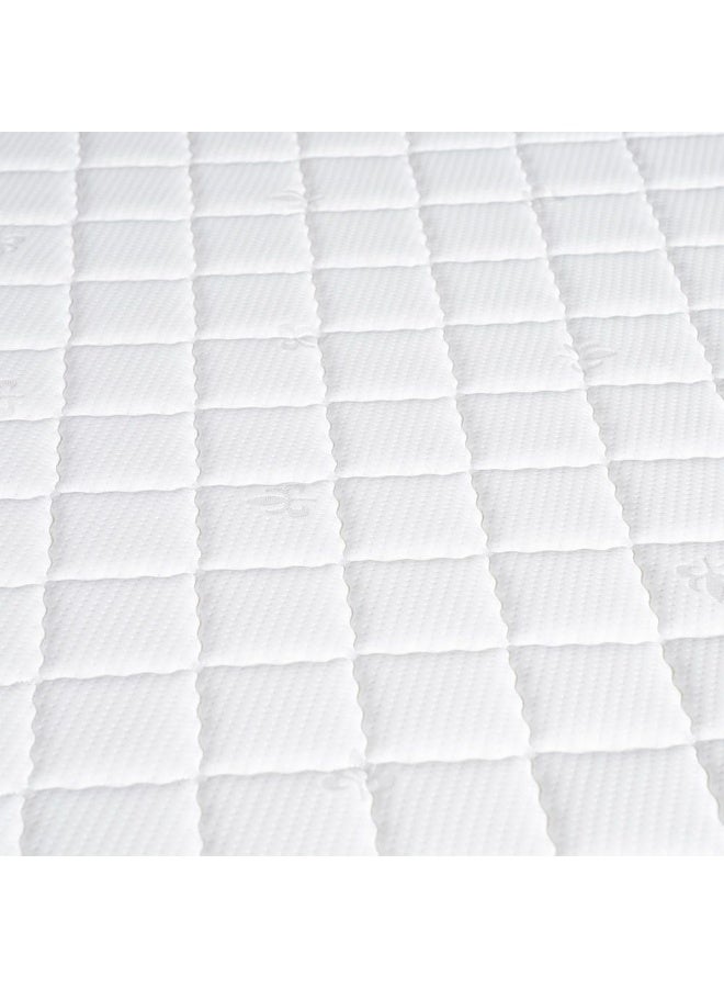 DANUBE HOME Cozy Pillow Top Foam King Mattress Firm Feel Ortho Medical White/Red 200x180x23cm - Image 4