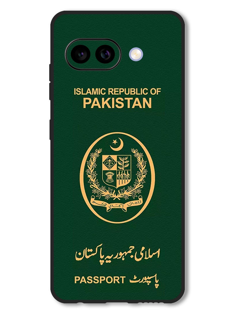 Theodor Case Compatible with Google Pixel 9A Protection Shockproof Bumper Cover Pakistan Passport - Image 1