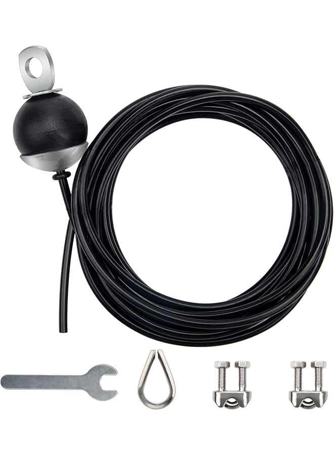 erorex Fitness Pulley Cable, Replacement Cable Machine Accessories, Cable Pulley Attachments For Gym -Thick 5Mm(0.2 Inch) Heavy Duty Steel Wire Rope For Home Gym Cable Pulley Machine - Image 1