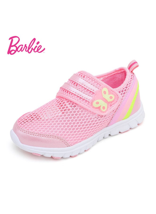 Barbie Kids Summer Breathable Mesh Sneakers Girls Casual Sports Shoes D06 Pink 34 - Image 4