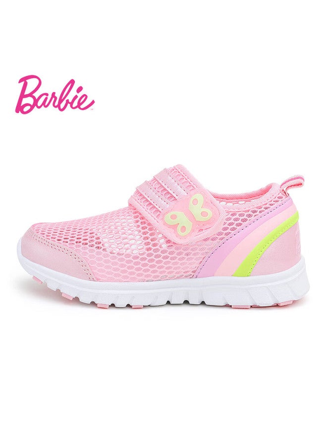 Barbie Kids Summer Breathable Mesh Sneakers Girls Casual Sports Shoes D06 Pink 34 - Image 5