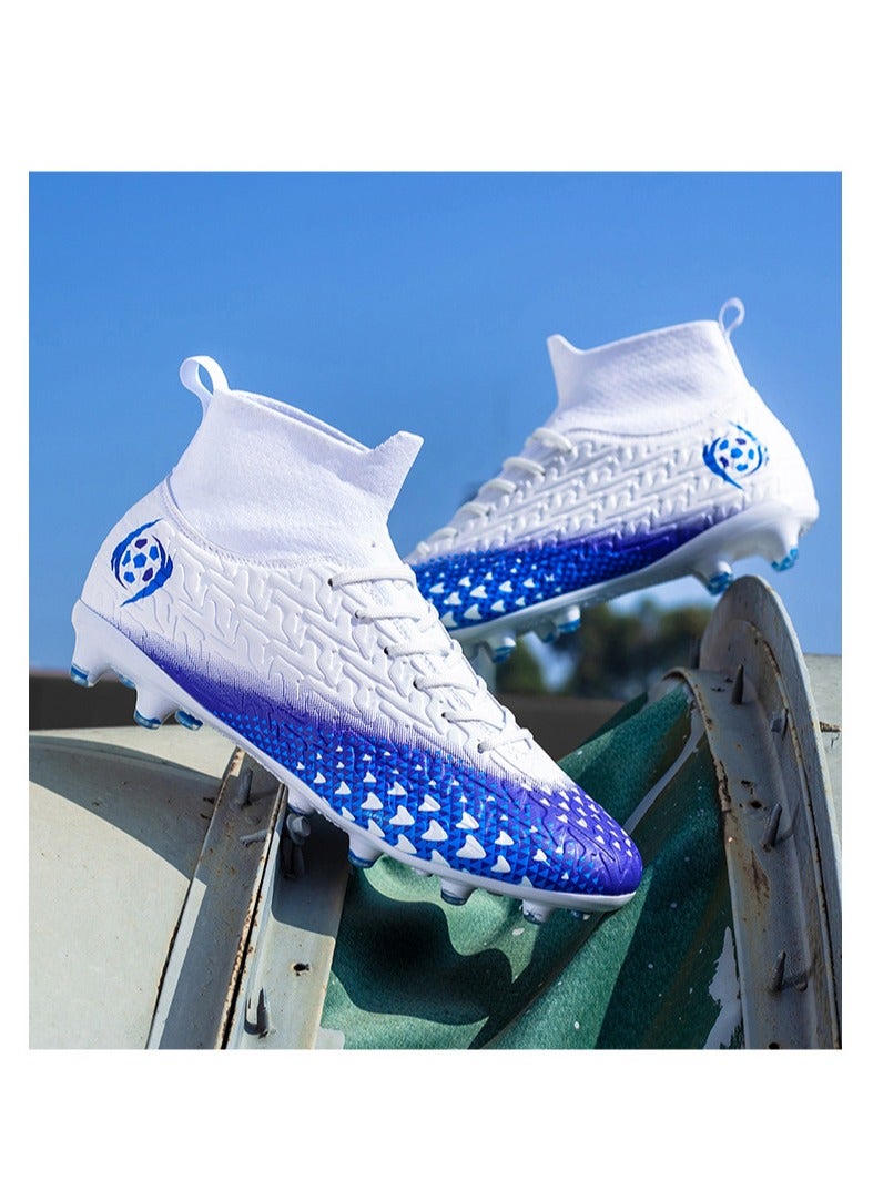 SKT Shiketro Men's soccer cleats for outdoor indoor professional youth boys soccer cleats unisex soccer cleats. - Image 4