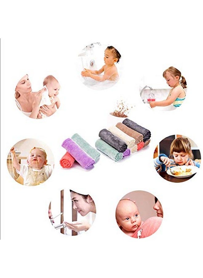 Kyapoo Baby Washcloths 12 Pack 12X12 Inches Microfiber Coral Fleece Extra Absorbent And Soft For Newborns, Infants And Toddlers - Image 5