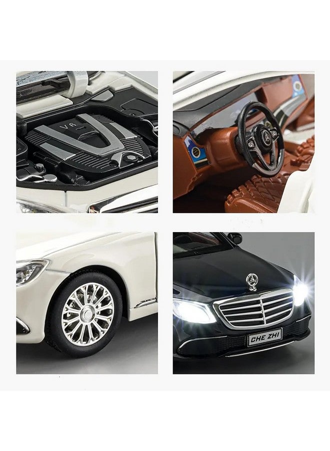 Magicwand ماجيك واند 1:24 مقياس مصبوب ميرسيدس-إي-كلاس【كبير】【تغليف صندوق】 مع 6 أبواب قابلة للفتح، حركة سحب للخلف، أضواء، موسيقى 【أبيض ياسمين】【عبوة من 1】 - Image 5