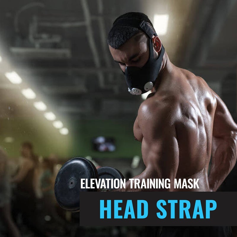 TRAININGMASK Training Mask - Masks Straps for Training Mask 2.0, Mask Extender Strap Only, Adjustable Band for Running Breathing Mask, Black - Image 5
