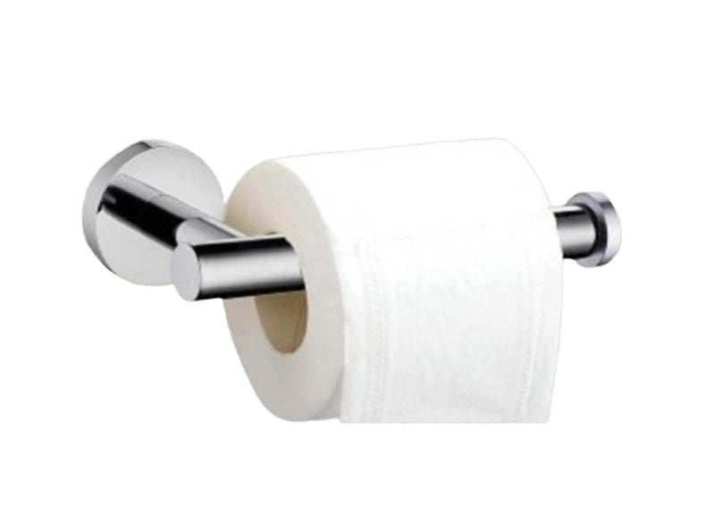 JAGGER JAGGER JAG308 Wall Mount Toilet Tissue/Napkin Paper Roll Holder for Bathroom/Kitchen Tissue Roll Stand, 304 Grade Stainless Steel (1, Silver Chrome) - Image 2