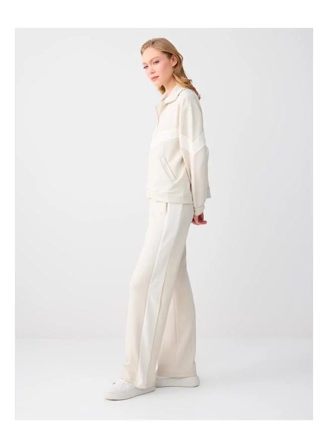 Jimmy Key Stone Wide Leg Normal Waist Knit Jogger Pants.