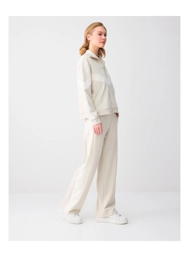Jimmy Key Stone Wide Leg Normal Waist Knit Jogger Pants.