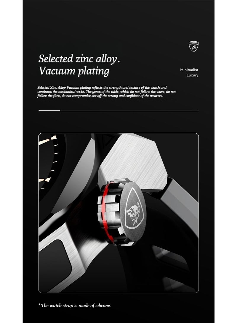 LAMBORGHINI LIANLESHI Lamborghini Official Edition Smart Watch with AI Voice Control, Dual Payment Function and Infrared Remote Control - Image 4