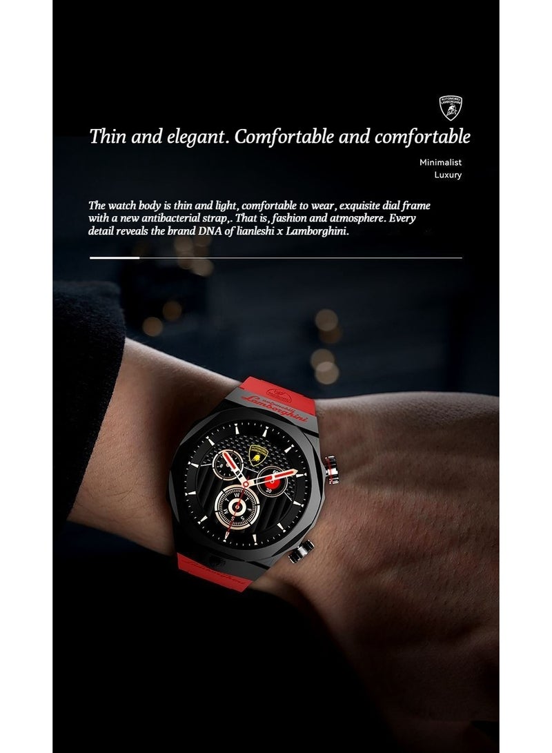 LAMBORGHINI LIANLESHI Lamborghini Official Edition Smart Watch with AI Voice Control, Dual Payment Function and Infrared Remote Control - Image 5
