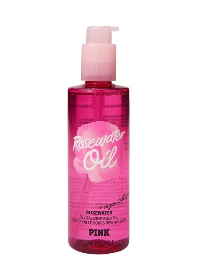PINK Victoria's Secret Rosewater Revitalizing Body Oil 236ml
