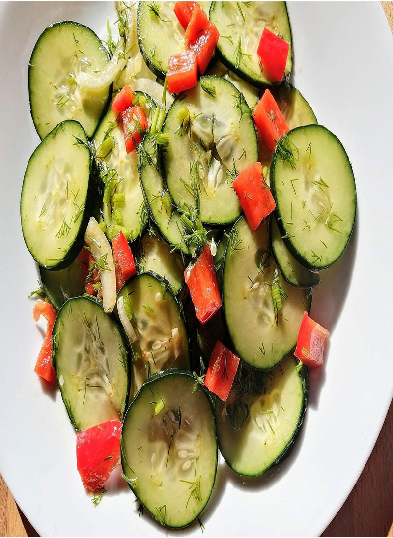 GGOOT - Marketmore 76 Open-pollinated Slicing Cucumber 50 Vegetable Seeds - Cucumis sativus Non-GMO, Classic Flavor & High Yield - Image 1