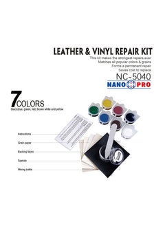 Generic Vinyl and Leather Repair Kit PU Leather Repair Paint Gel for Sofas Jackets Furniture Car Seats Purses Leather Repair Tools  - Image 2