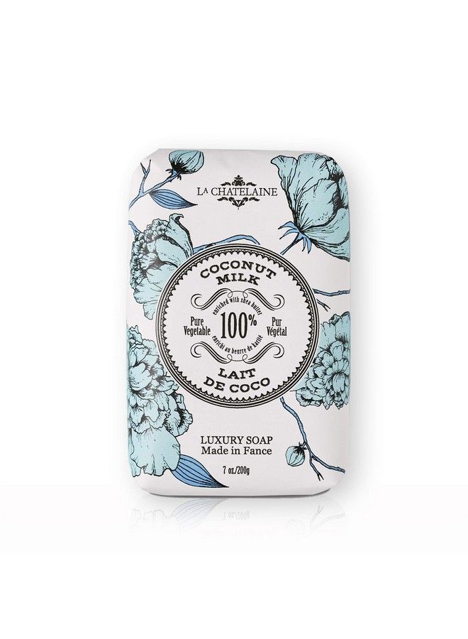 La Chatelaine Luxury Bar Soap : Natural Shea Formula (Coconut Milk 7 Oz) - Image 2
