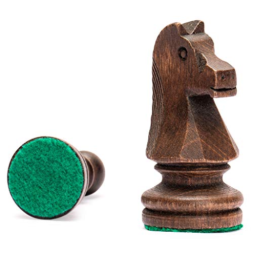 Wegiel Handmade European Professional Tournament Chess Pieces With Wood Storage Case - Image 3