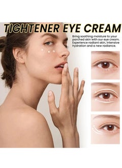 EELHOE Instant Firming Eye Cream, 15ml Anti Wrinkle Eye Cream, Nourishing And Firming Eye Tightener Eye Cream For Bags, Dark Circles And Puffiness  - Image 3