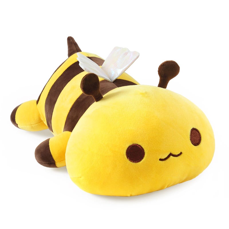 Onsoyours Cute Bee Plush Soft Stuffed Animal Honey Bee Plush Toy Pillow for Kids Yellow 13 - Image 3