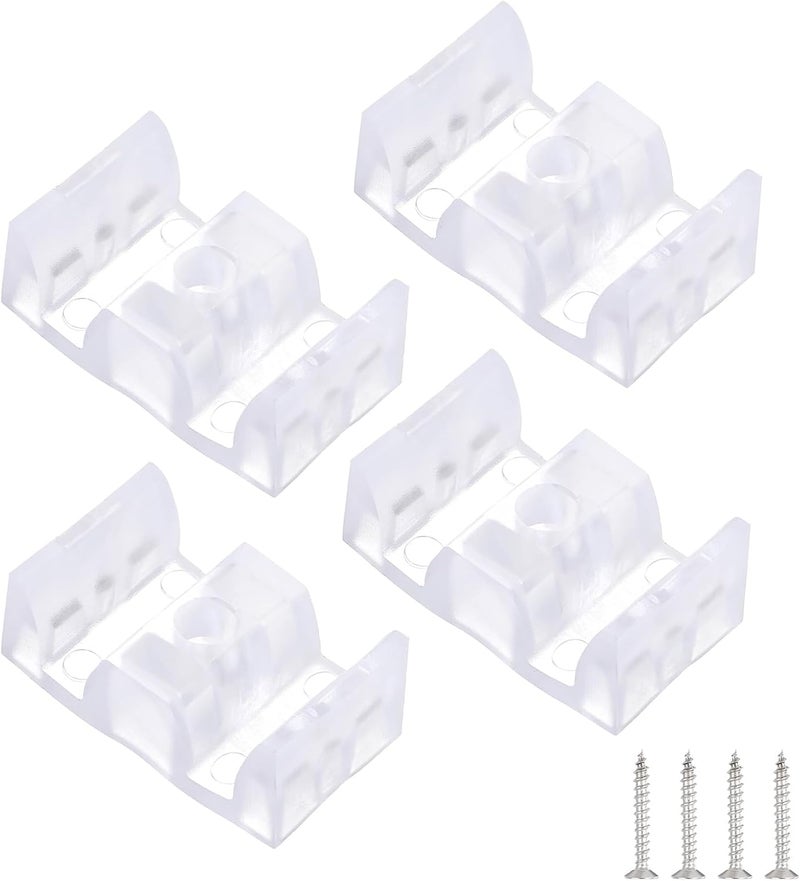 EupHHonycs 4 PCS Shower Door Bumpers, Framed Sliding Shower Door Opaque Bumpers for Glass Sliding Moving Doors, Anti-Collision Glass Shower Doors Stopper - Image 1