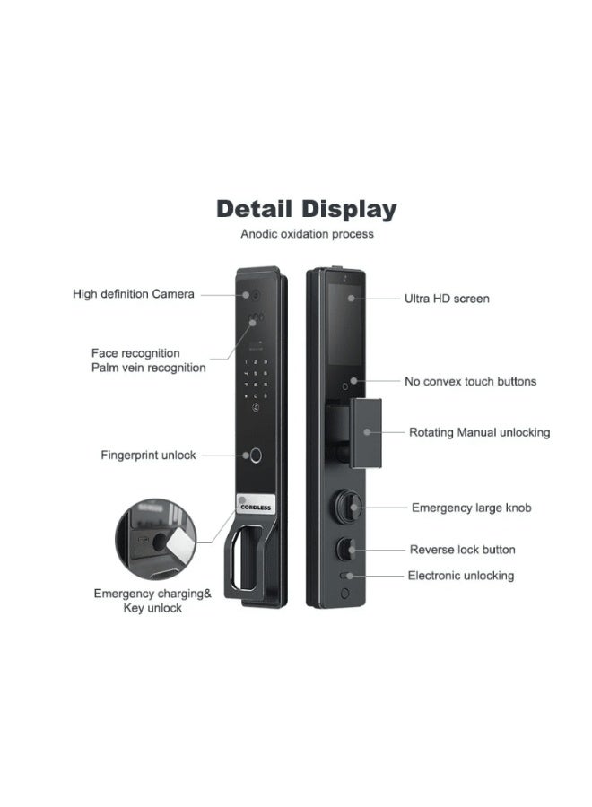 Cordless Sky Smart Door Lock - Image 3